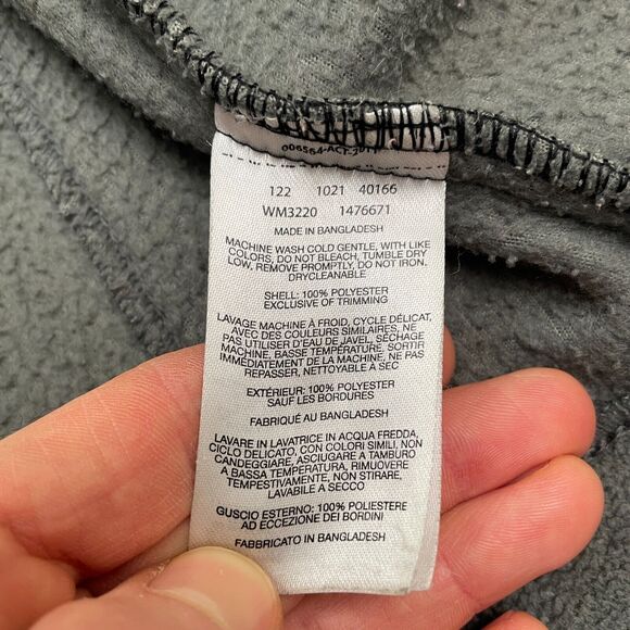 Columbia Steens Mountain Fleece Jacket Mens Medium Gray Black Full Zip Outdoor - Picture 4 of 15